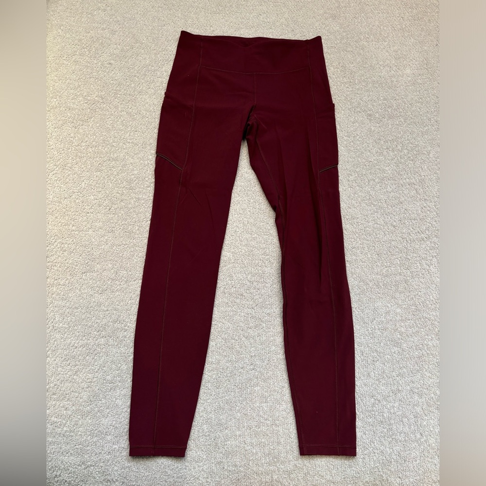 Lululemon Maroon Speed Up/Swift Speed